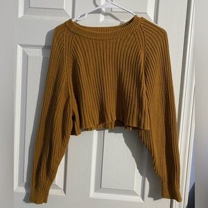 Aeropostale Mustard Ribbed Sweater